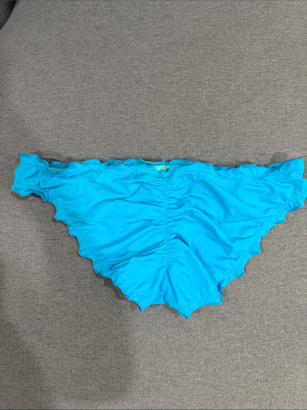 Victoria’s Secret Turquoise Ruffle Bikini Bottom - Picture 2 of 4